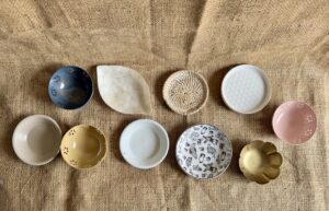 Schaaltje amberblokje - goud - Afbeelding 5